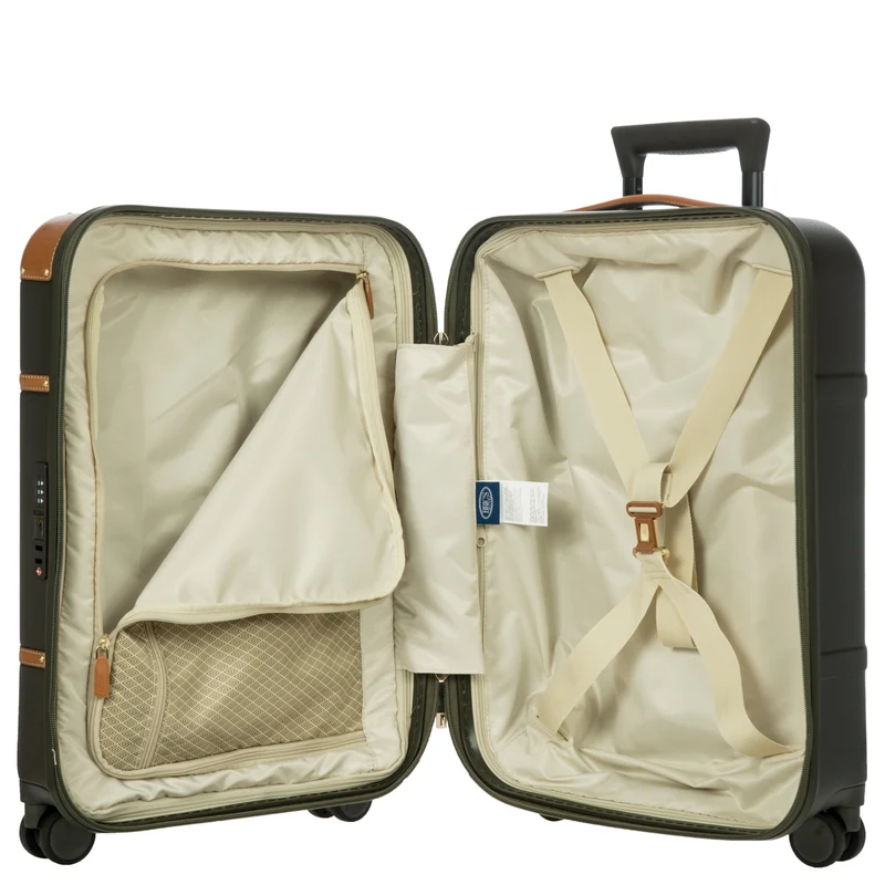 Brics Bellagio - 4-Rollen-Kabinentrolley 55 cm recycelt (olive)