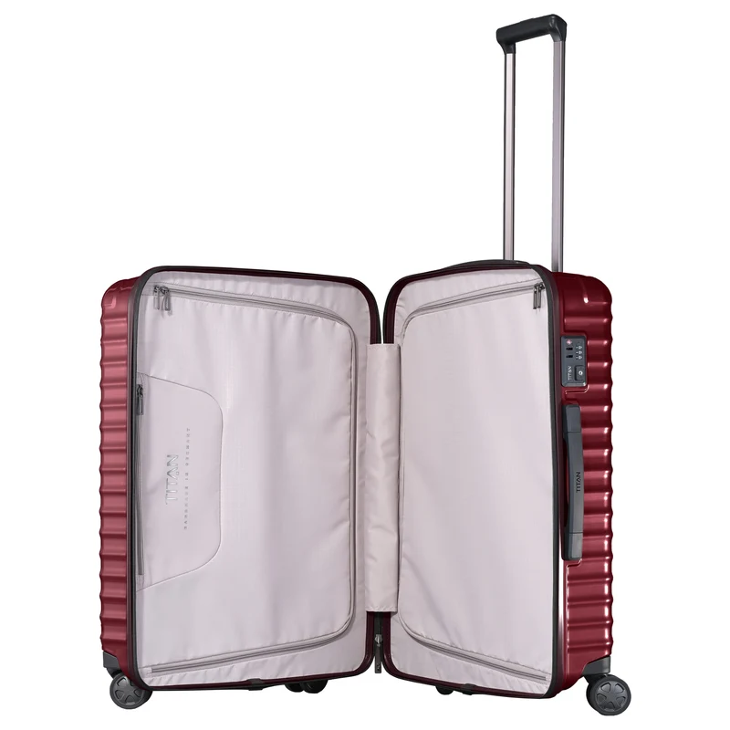 TITAN LITRON - 4-Rollen-Trolley 69 cm (Kirschrot)
