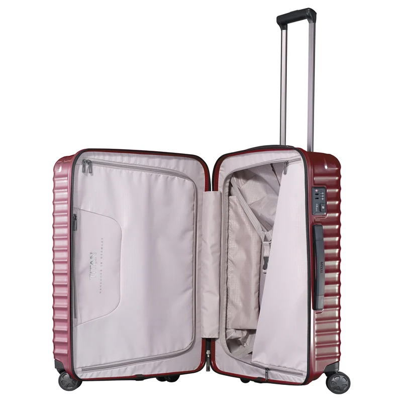 TITAN LITRON - 4-Rollen-Trolley 69 cm (Kirschrot)