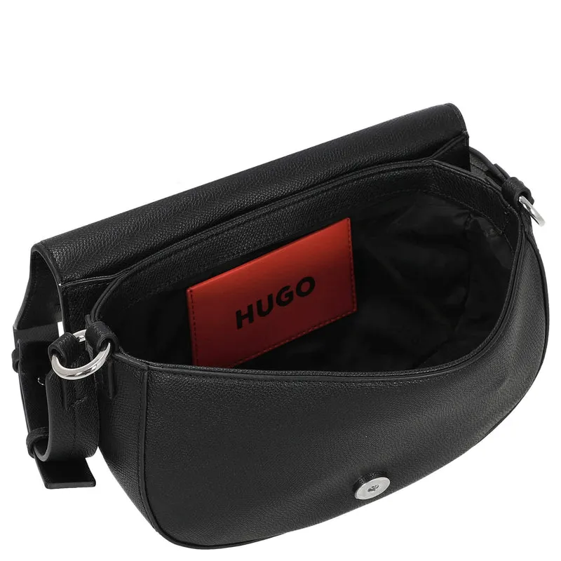 HUGO Women's Chris Saddle R - Umhängetasche 25 cm (black)