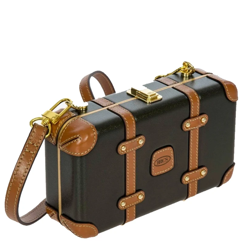 Brics Bellagio - Umhängetasche 20 cm recycelt (olive)