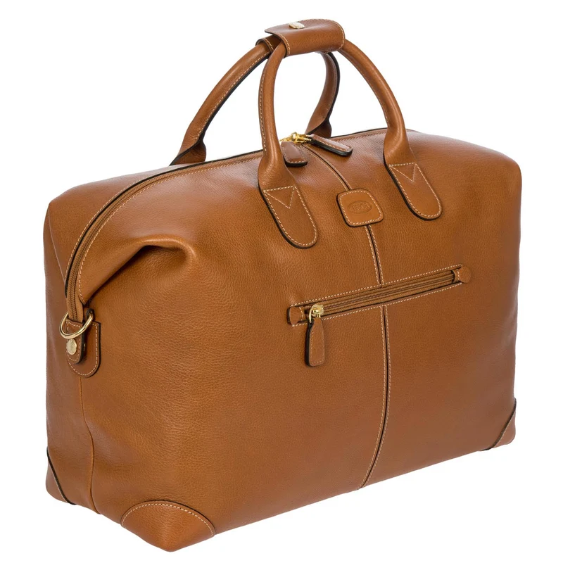 Brics Life Pelle Weekender - Reisetasche 43 cm Leder (cognac)