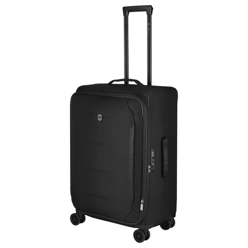 Victorinox Crosslight Softside - 4-Rollen-Trolley M 68 cm erw. (black)