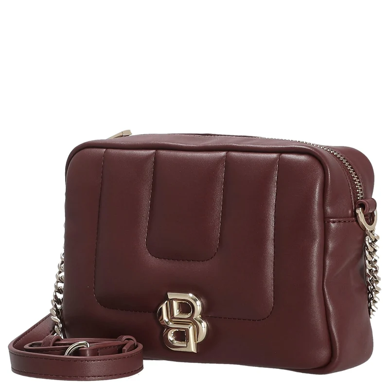 BOSS Women's B Icon Crossbody - Umhängetasche 20 cm (dark red)