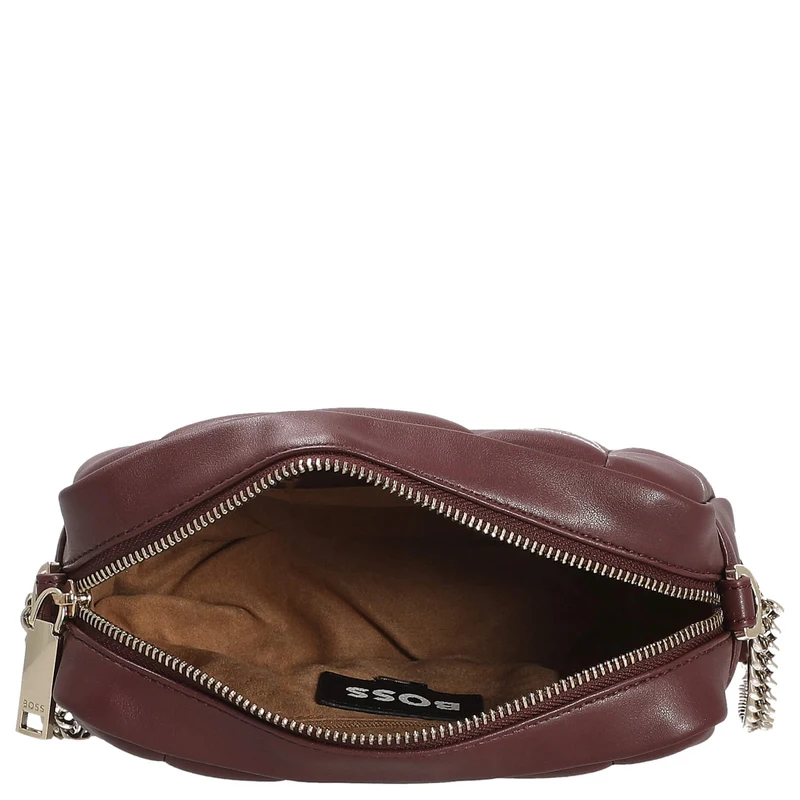 BOSS Women's B Icon Crossbody - Umhängetasche 20 cm (dark red)