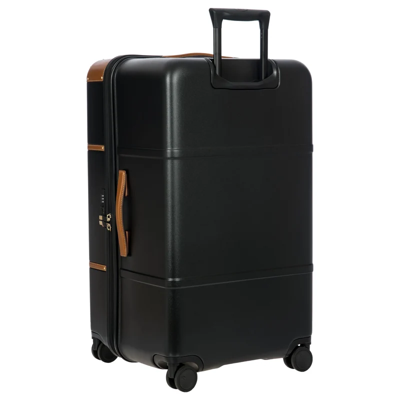Brics Bellagio Trunk - 4-Rollen-Trolley 80 cm recycelt (black/tan)