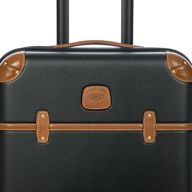 Brics Bellagio - 4-Rollen-Kabinentrolley 55 cm recycelt (black/tan)