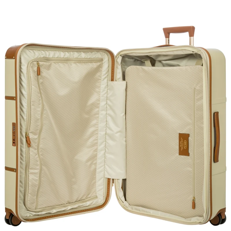 Brics Bellagio - 4-Rollen-Trolley 76 cm erw. recycelt (cream)