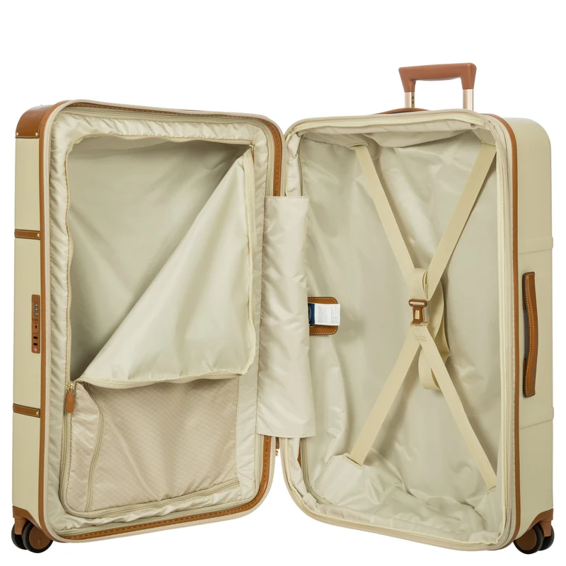 Brics Bellagio - 4-Rollen-Trolley 76 cm erw. recycelt (cream)