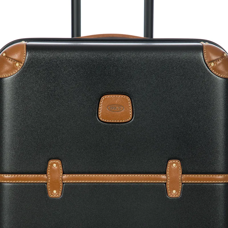 Brics Bellagio Trunk - 4-Rollen-Trolley 74 cm recycelt (black/tan)