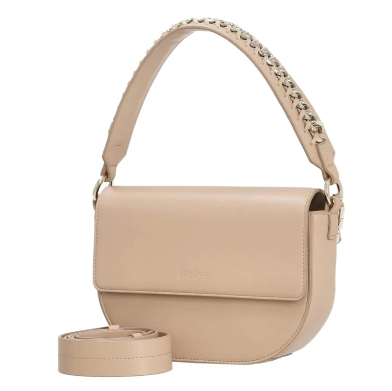 HUGO Women's Madyson - Schultertasche 21.5 cm (open beige)
