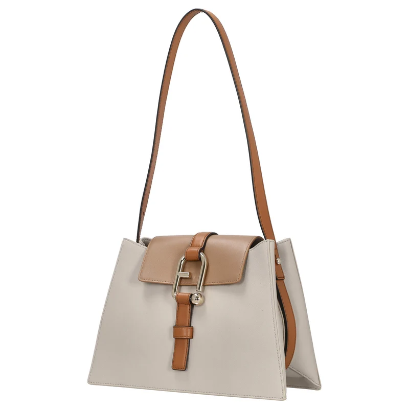 Furla Nuvola S - Schultertasche 27 cm (vaniglia+deserto+brandy)