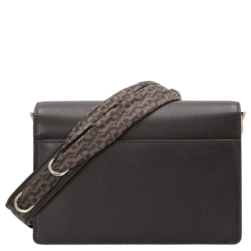 Aigner Livia - Umhängetasche + Tuch 24 cm M (espresso brown)