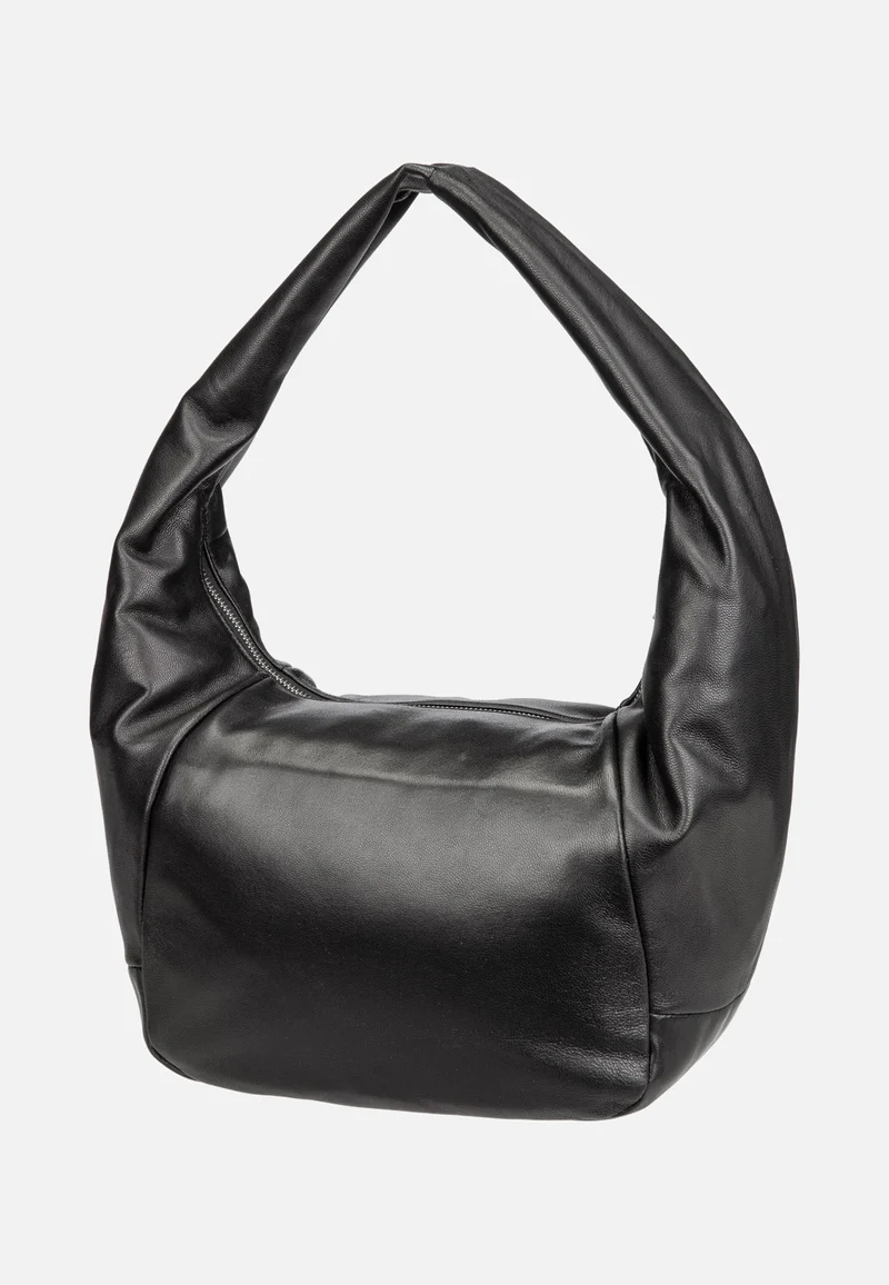 Farrah M Vintage Goat Black - Hobo Bag