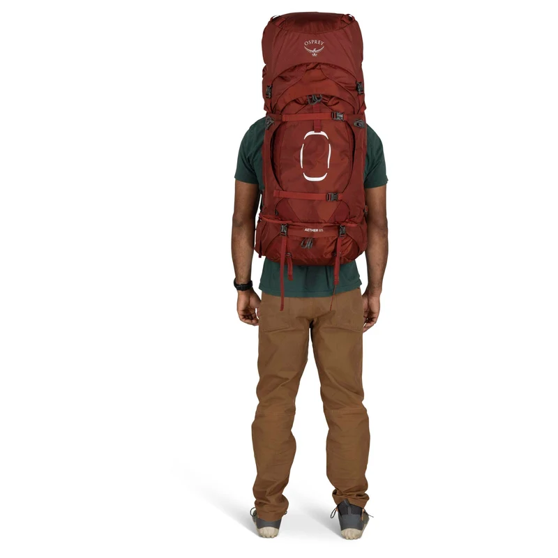 Osprey Aether 65 L/XL - Trekkingrucksack 80 cm (deep acorn red)