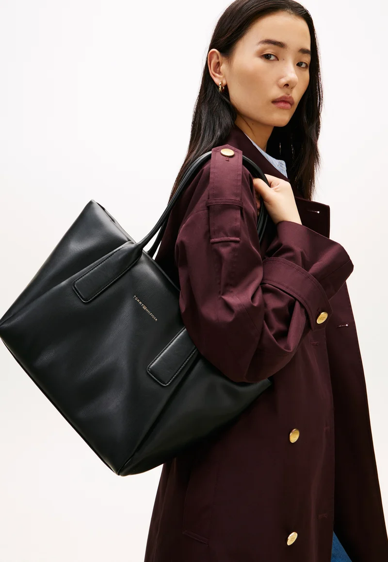 TH Essential Tote Black - Shopper