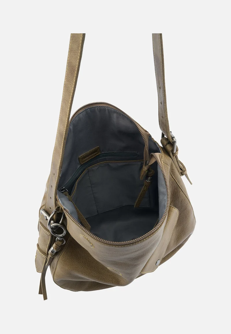 My Forever Friend Shoulderbag With Front Pocket Muddy Khaki - Umhängetasche