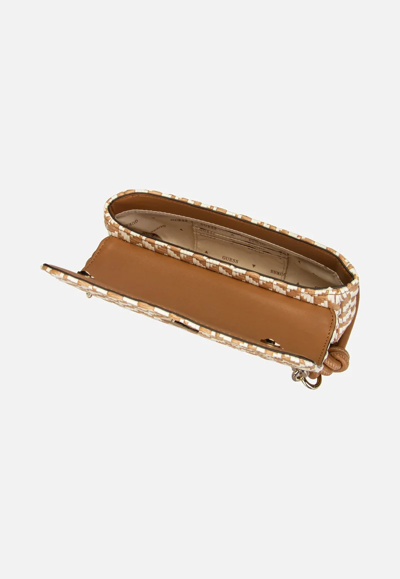 Tessi Flap Shoulder Cognac Multi - Umhängetasche
