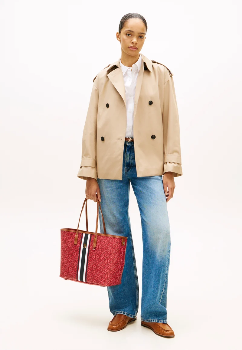 TH Monoplay Tote Stripe Le Red Mix - Shopper