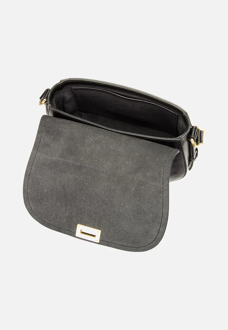 Federica Crossbody Nero/Oro - Crossbody Bag