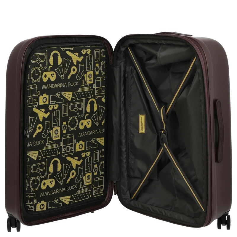 Mandarina Duck Logoduck+ - 4-Rollen-Trolley 70 cm M erw. (choco ice)