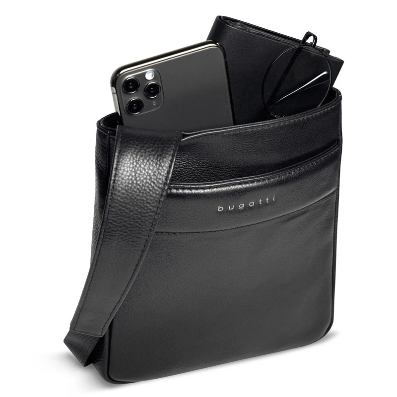 bugatti Nome - Schultertasche 19 cm (schwarz)