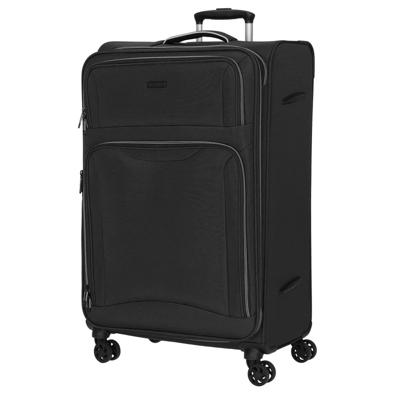 D&N Travel Line 9204 - 4-Rollen-Trolley L 76 cm (schwarz)