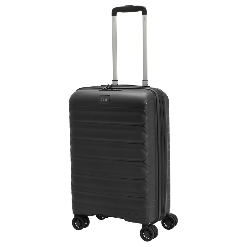 D&N Travel Line 4700+ - 4-Rollen-Kabinentrolley S 55 cm erw. (schwarz)