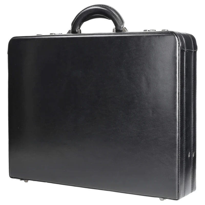 D&N Tradition Business - Aktenkoffer 45 cm erw. Leder (schwarz)