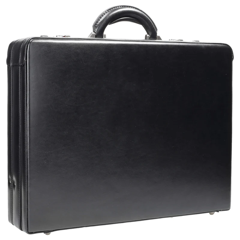 D&N Tradition Business - Aktenkoffer 45 cm erw. Leder (schwarz)