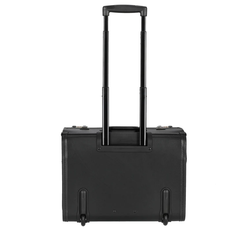 D&N Business - 2-Rollen Pilotenkoffer 48 cm PU (schwarz)