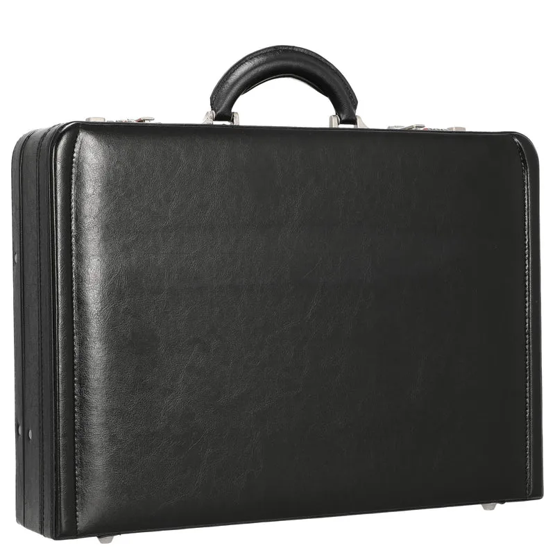 D&N Tradition Business - Aktenkoffer 44 cm erw. Leder (schwarz)