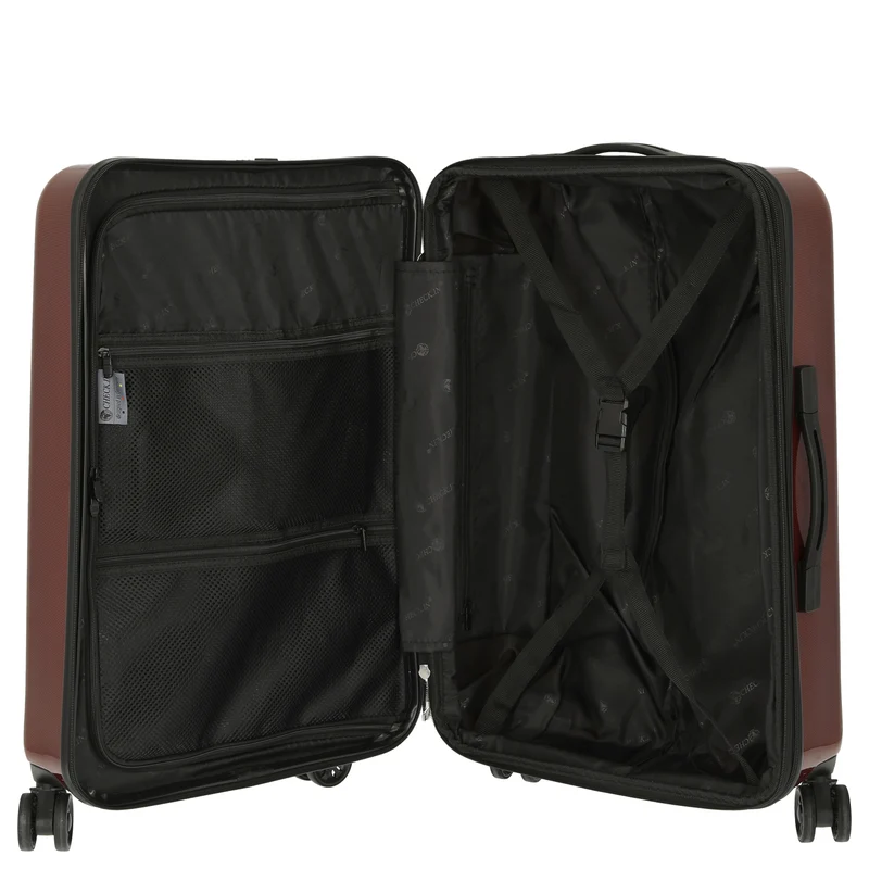 CHECK.IN London 2.0 - 4-Rollen-Trolley 67 cm (carbon rot)