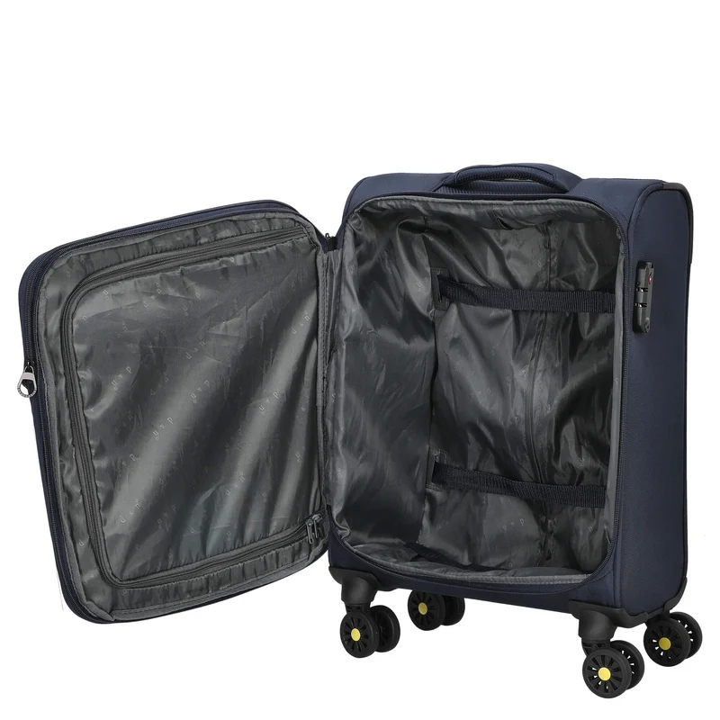 D&N Travel Line 9704 - 4-Rollen-Kabinentrolley S 55 cm (dark blue)