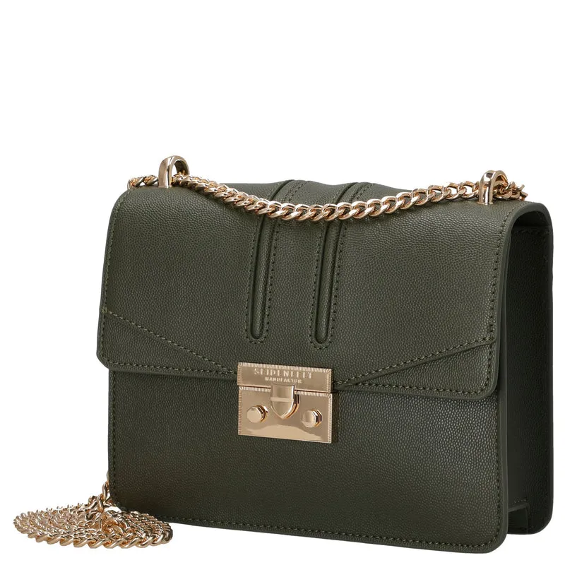 Seidenfelt Roros - Schultertasche 21 cm (olive)