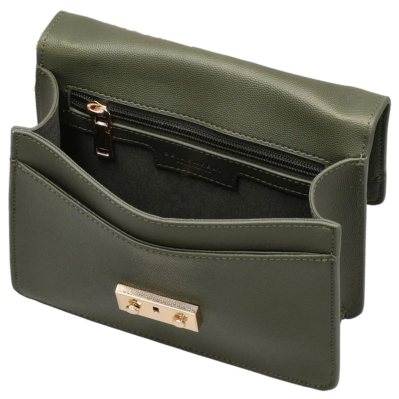 Seidenfelt Roros - Schultertasche 21 cm (olive)