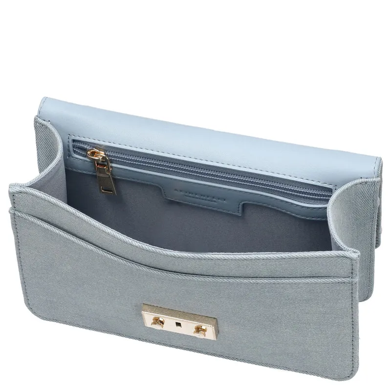 Seidenfelt Roros East-West Denim - Umhängetasche 23 cm (denim in blue)