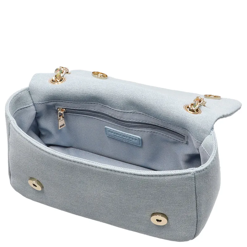 Seidenfelt Huuvari - Umhängetasche 23 cm (denim in blue)