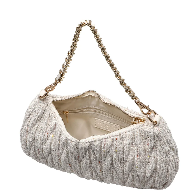 Seidenfelt Floro - Umhängetasche 25.5 cm (happy beige)