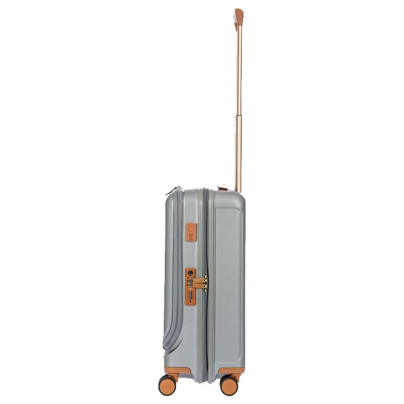 Brics Capri - 4-Rollen-Kabinentrolley mit Vortasche 55 cm (silver)