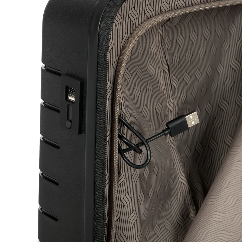 Brics BY Ulisse - 4-Rollen-Kabinentrolley 55 cm erw. (black)