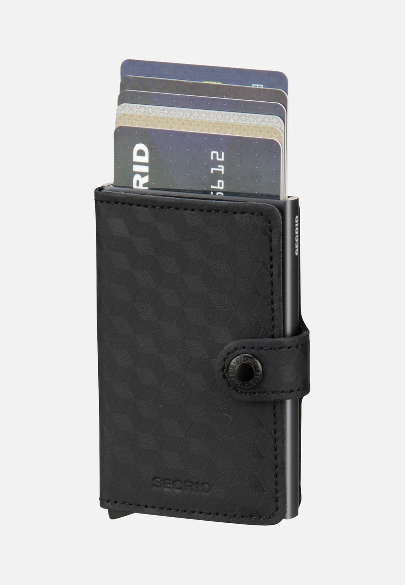 Miniwallet Optical Black-Titanium - Portemonnaie