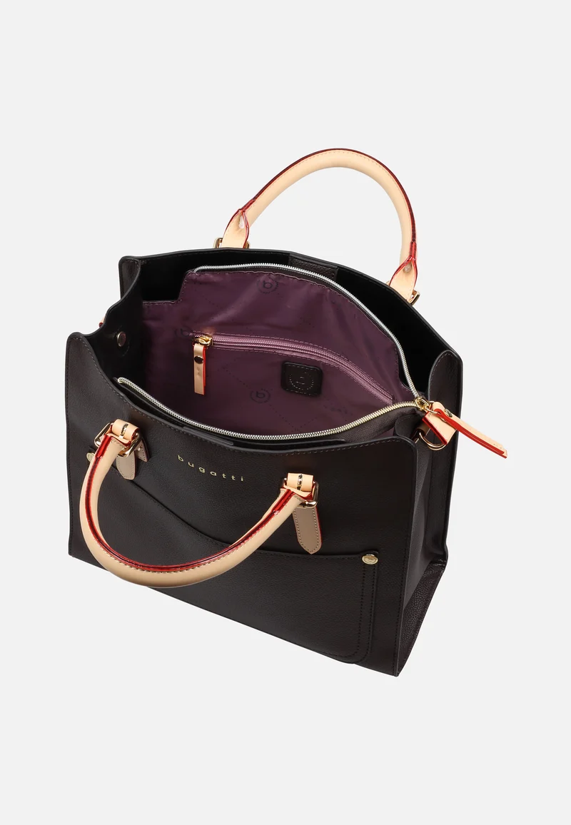 Ella Top Handle Large Dunkelbraun - Tote Bag