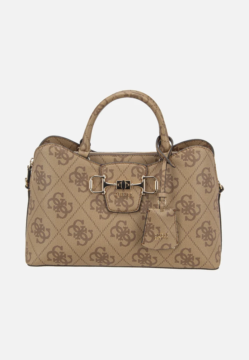 Janie Logo Girlfriend Satchel Latte Logo - Satchel