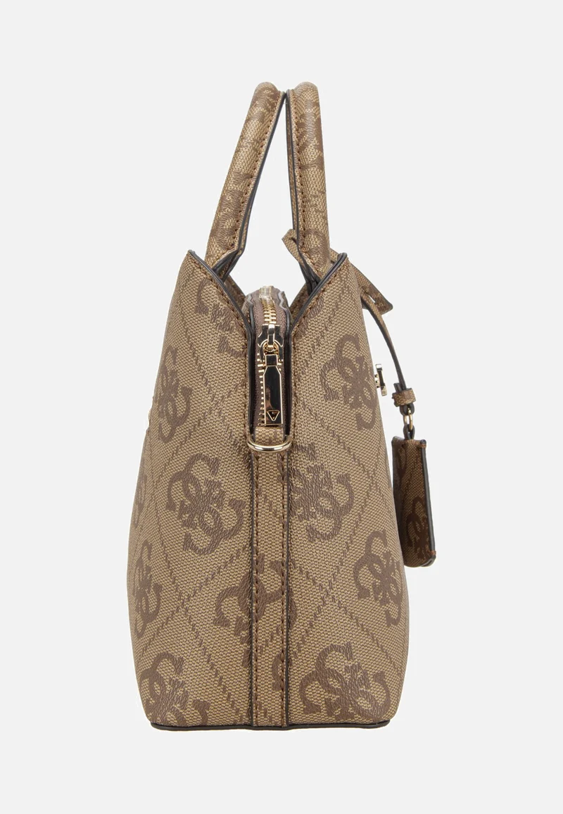 Janie Logo Girlfriend Satchel Latte Logo - Satchel