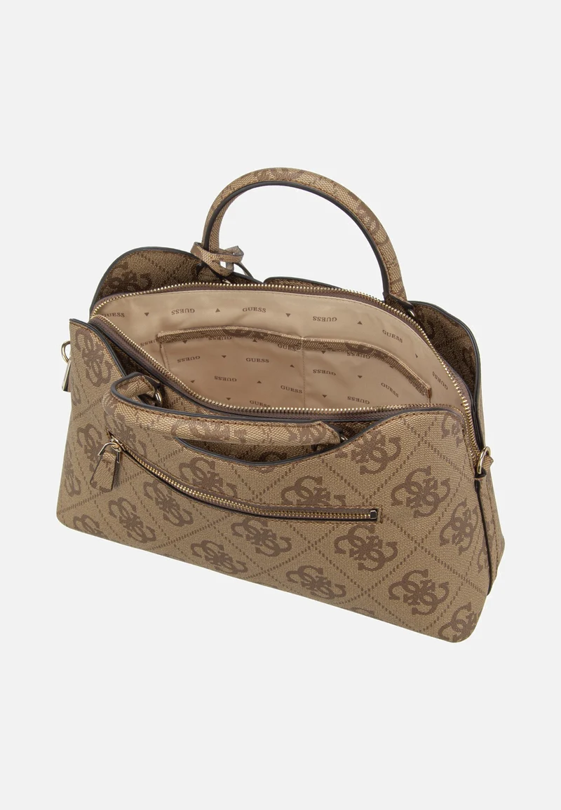 Janie Logo Girlfriend Satchel Latte Logo - Satchel