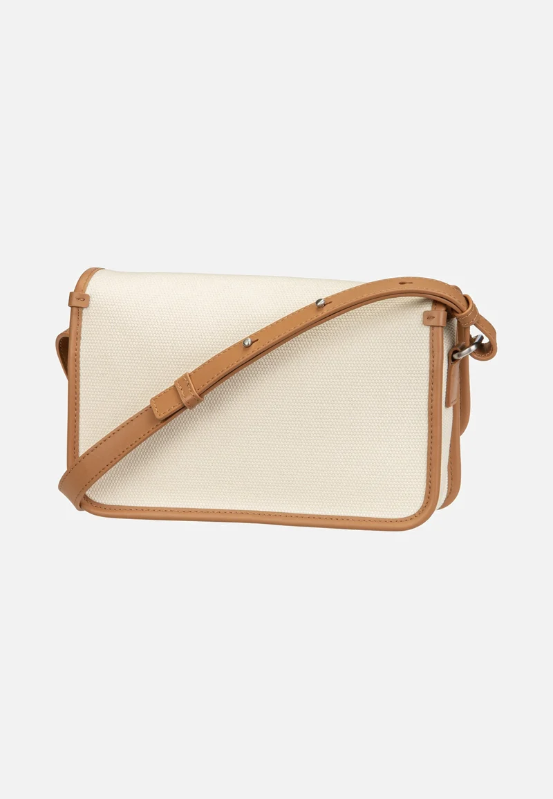 Heritage Canvas Crossover Natural Tan - Crossbody Bag