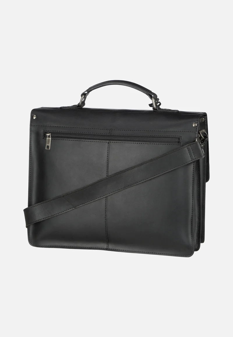 Vintage Scott Briefcase 6378 Black - Aktentasche