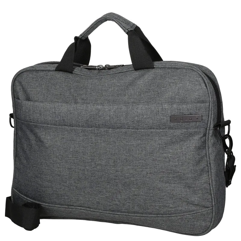 D&N Basic Line - Aktentasche 43 cm Polyester (grau)