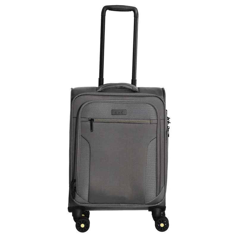 D&N Travel Line 9704 - 4-Rollen-Kabinentrolley S 55 cm (grey)